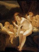 Pierre-Paul Prud hon Venus Bathing painting